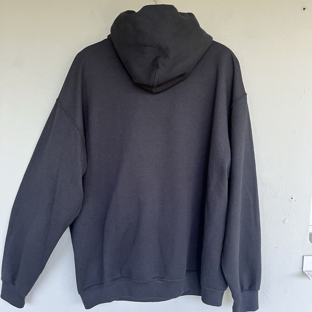 Sanrio My Melody Kuromi Hoodie Sweatshirt XL Black Kangaroo Pocket Oversize Y2K - Picture 4 of 12